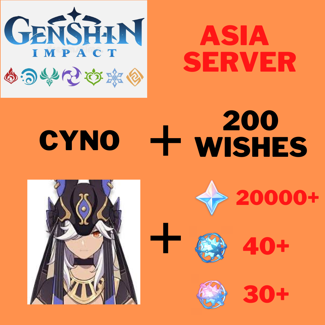 【Genshin Impact】【ASIA】CYNO+200 Rolls - gamehapi